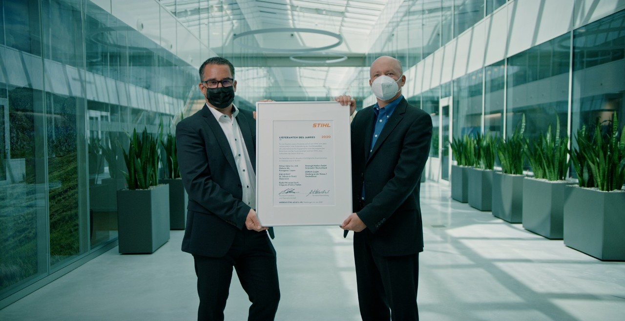 STIHL anerkender årets leverandører i 2020