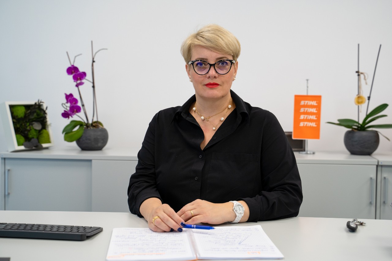 Simona Anca-Mantescu, administrerende direktør for STIHL Rumænien 